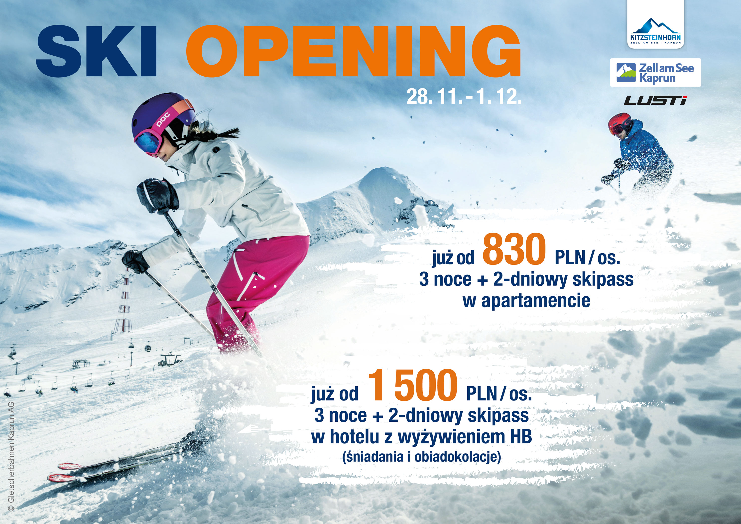 Ski opening Kaprun