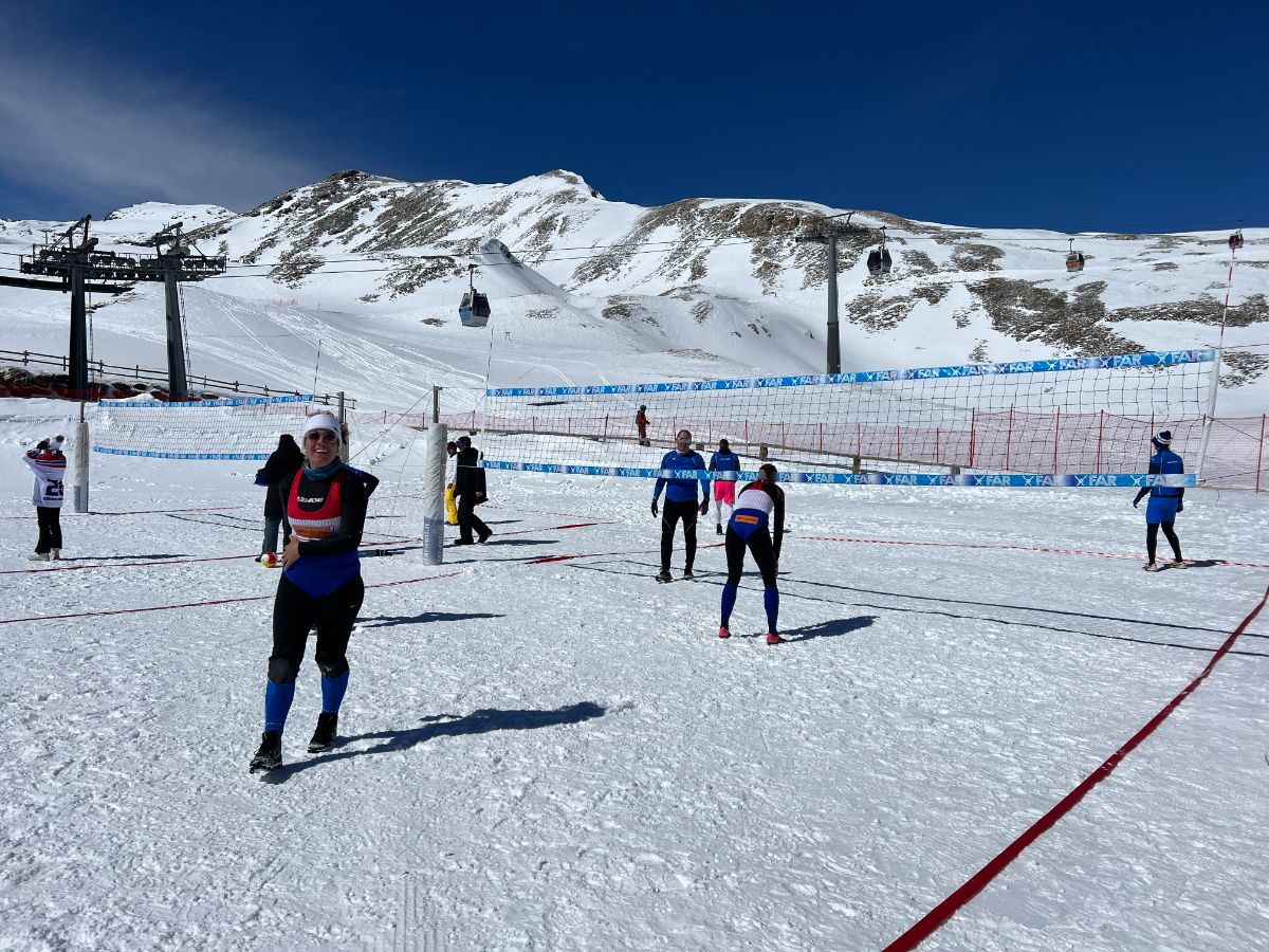 Snow volleyball w Santa Caterina