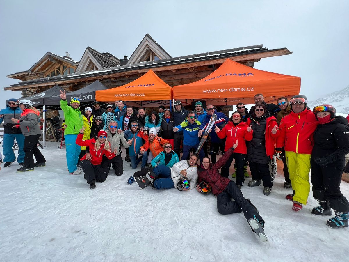 Snow volleyball w Santa Caterina