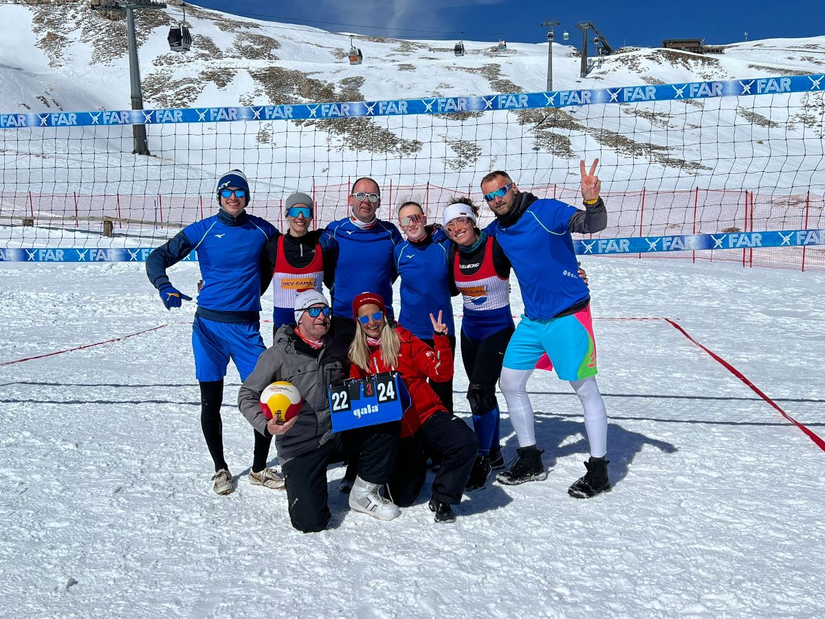 Snow volleyball w Santa Caterina