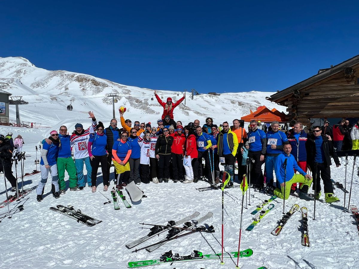 Snow volleyball w Santa Caterina