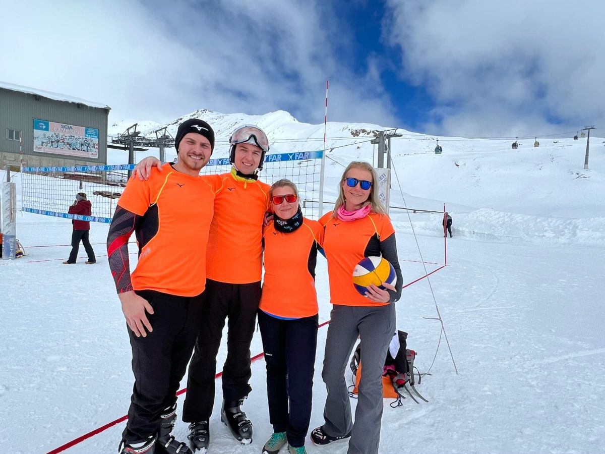 Snow volleyball w Santa Caterina