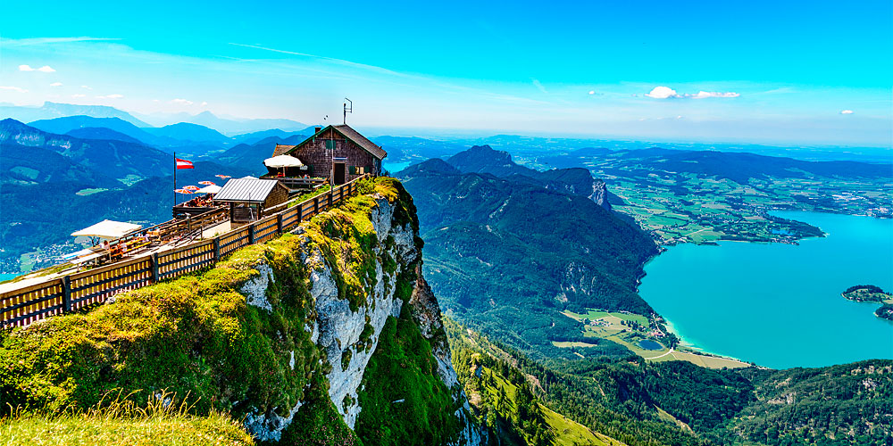 Alpy i jeziora - Austria